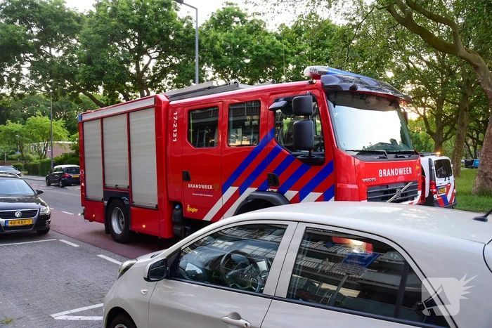 Onderzoek naar brandlucht in lift