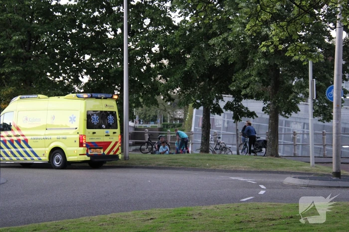 Fietser gewond na valpartij