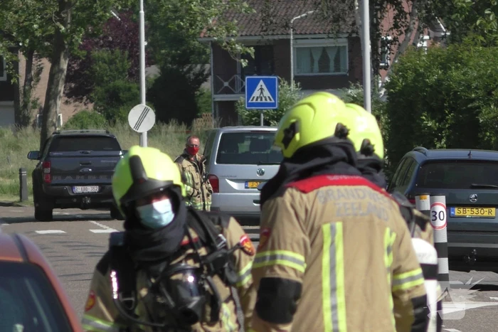 Straat afgesloten vanwege gaslekkage