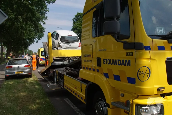 Schade bij kop-straartbotsing