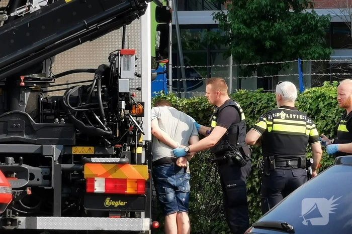 Doorgereden bestuurder aangehouden