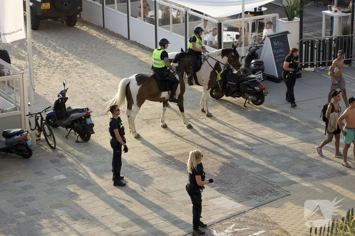 Grote politie-inzet na incident op strand