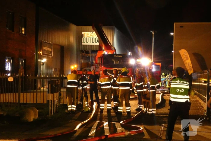Grote brand in loods van Team outdoors