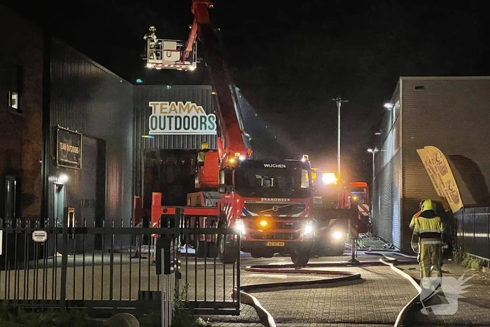Grote brand in loods van Team outdoors