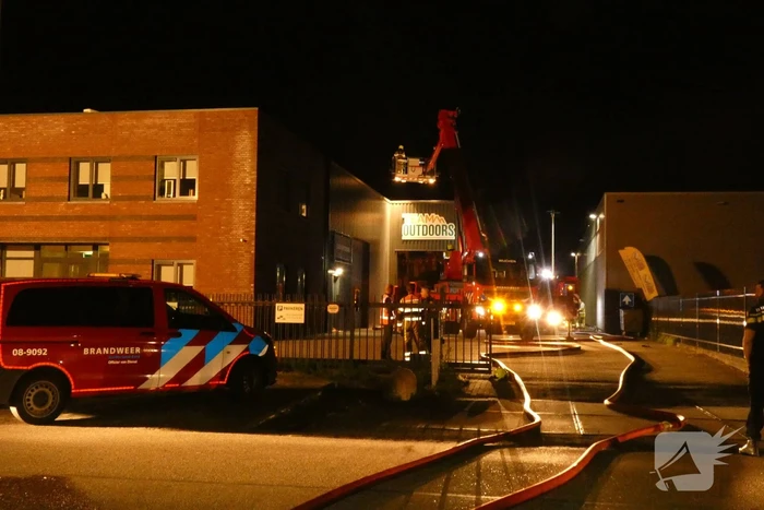 Grote brand in loods van Team outdoors