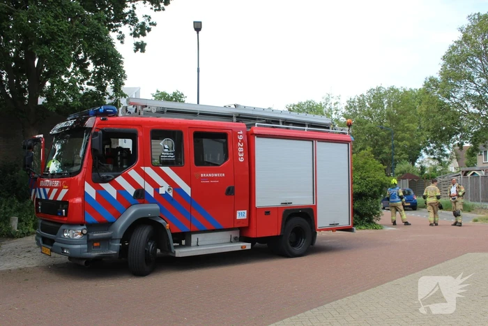 Lekkage in gasleiding bij graafwerkzaamheden