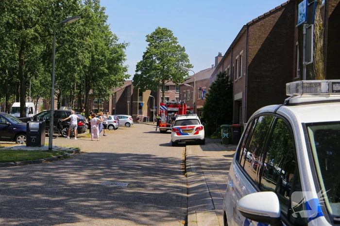 Deur woning opengeramd bij brand in woning