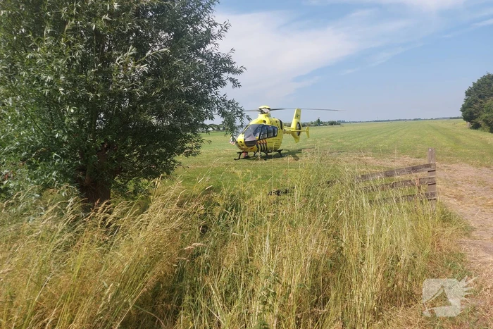 Traumahelikopter landt voor incident in Sportcentrum De Kuil