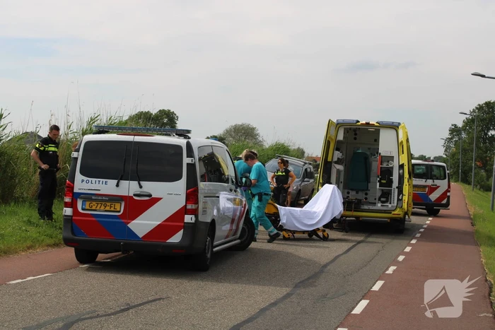 Fietser gewond door aanrijding met personenauto