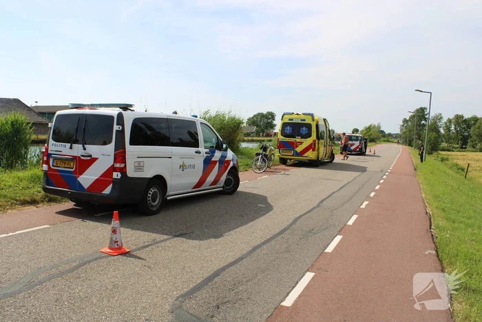 Fietser gewond door aanrijding met personenauto