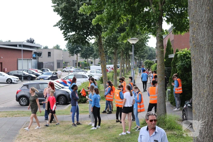 Albert Heijn ontruimd door brand in parkeergarage