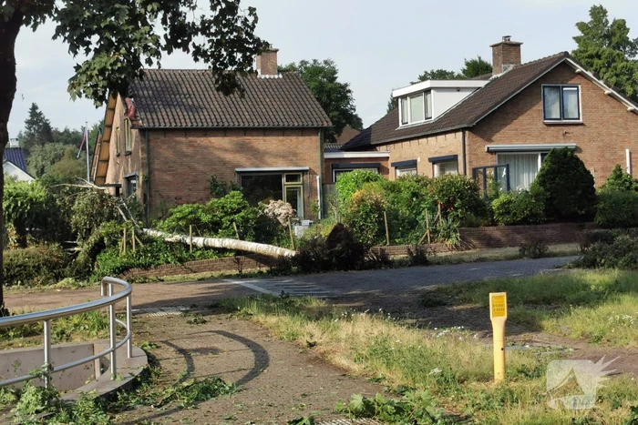 Veel schade door heftige windhoos