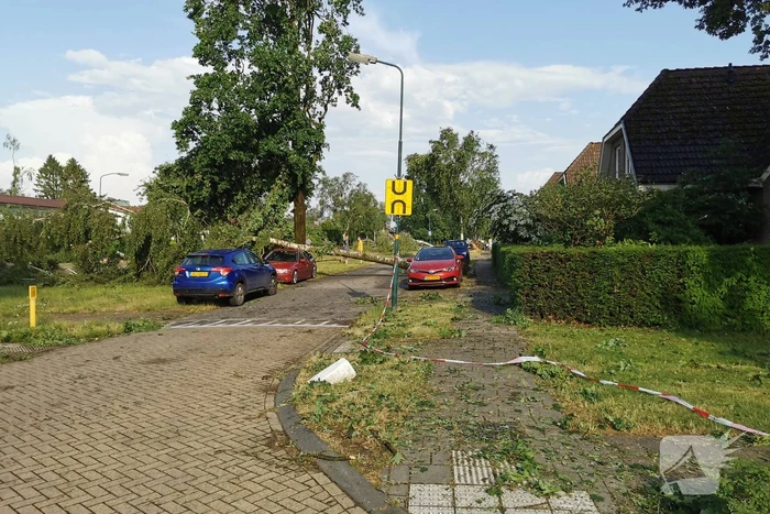 Veel schade door heftige windhoos