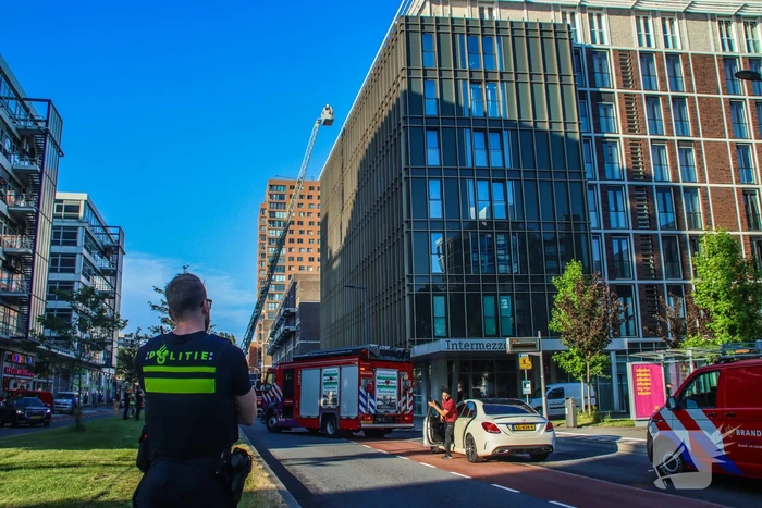 Brand op zevende etage van gezondheidsinstelling