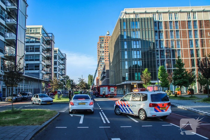 Brand op zevende etage van gezondheidsinstelling