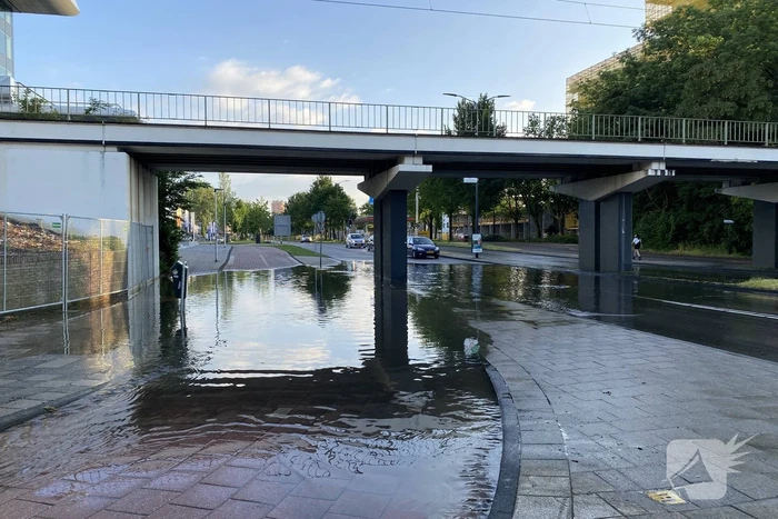 Veel wateroverlast door hevige neerslag