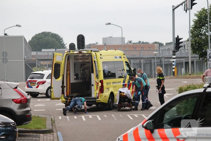 Fietser gewond na ongeval met personenauto