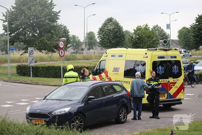 Fietser gewond na ongeval met personenauto