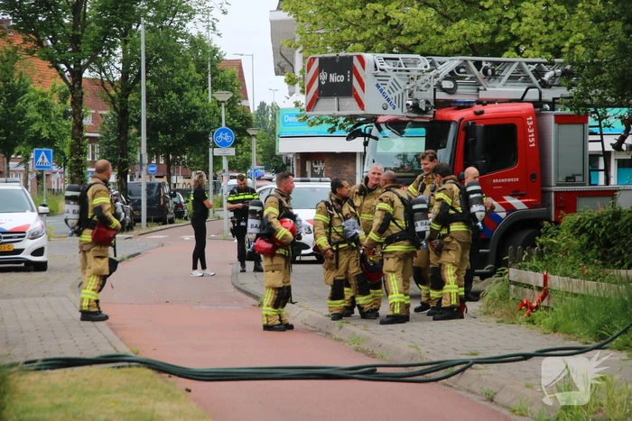 Brand in woning snel geblust