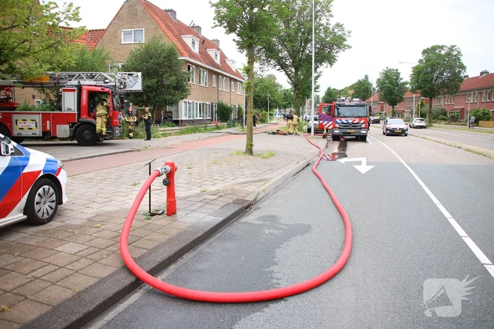 Brand in woning snel geblust