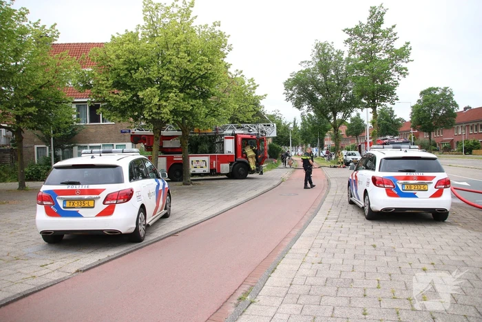 Brand in woning snel geblust