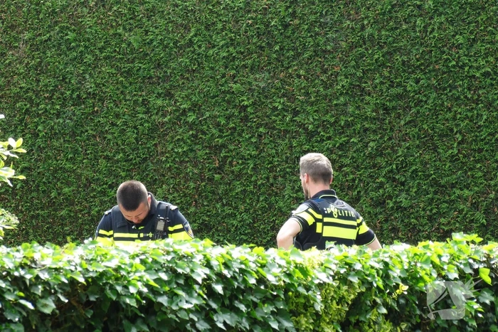 Persoon gewond door incident in garage