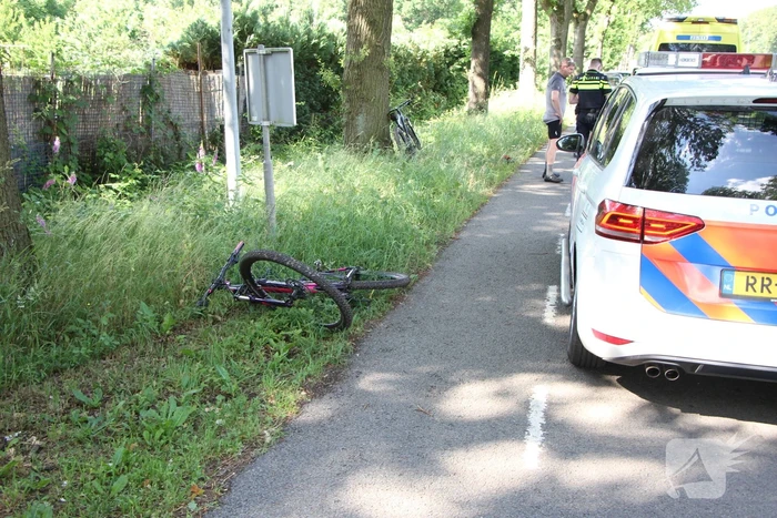 Mountainbikester raakt gewond na val