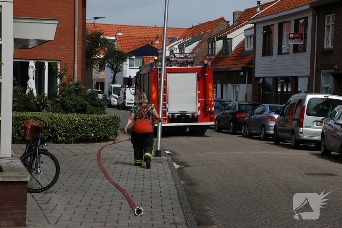 Parkeergarage en bergingen onder water