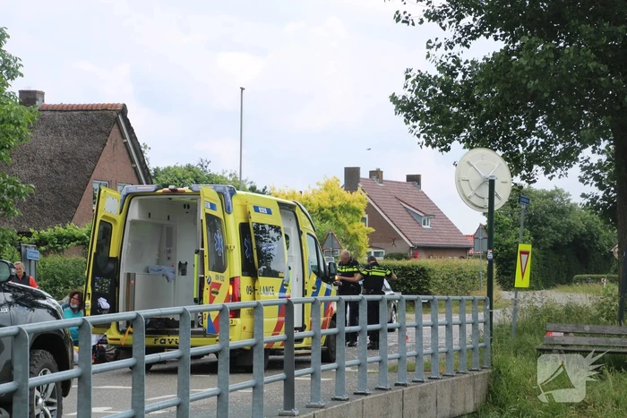 Wielrenner gewond bij aanrijding