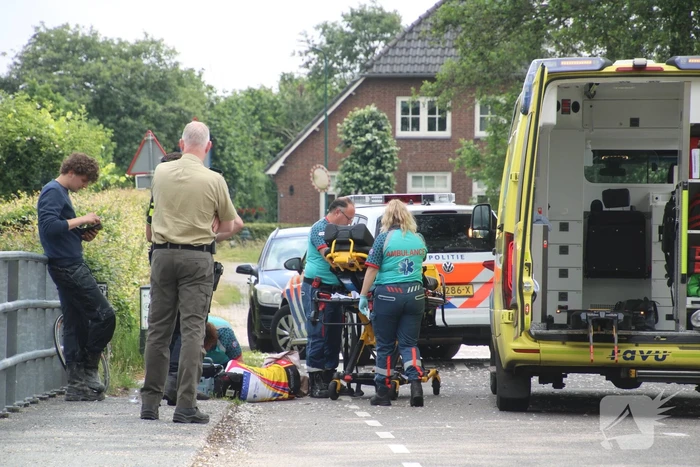 Wielrenner gewond bij aanrijding
