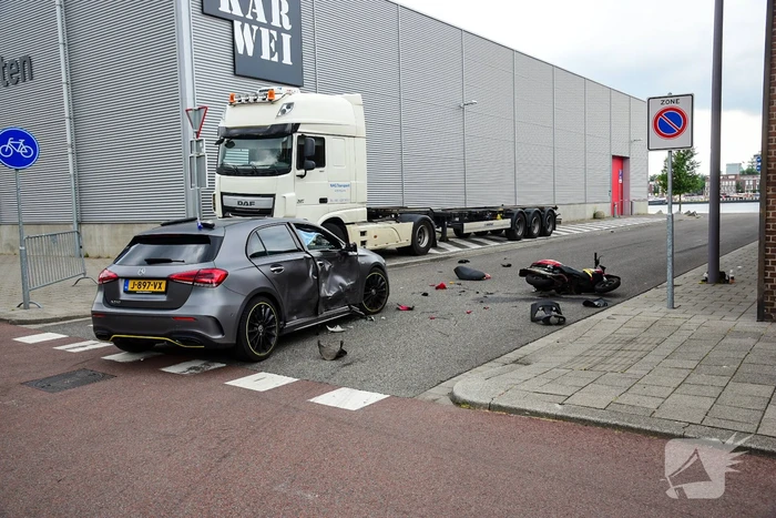 Enorme schade bij ernstig ongeval