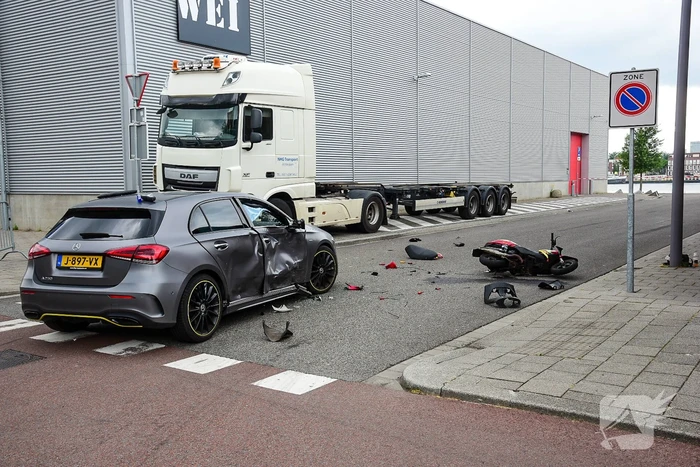 Enorme schade bij ernstig ongeval