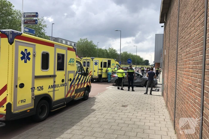 Enorme schade bij ernstig ongeval