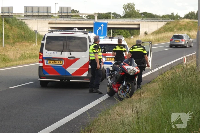 Motorrijder gewond na valpartij