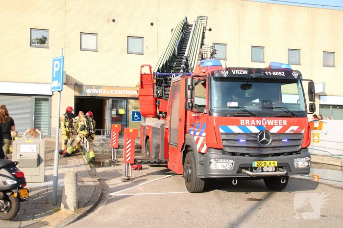 Lekkage in koelinstallatie van supermarkt