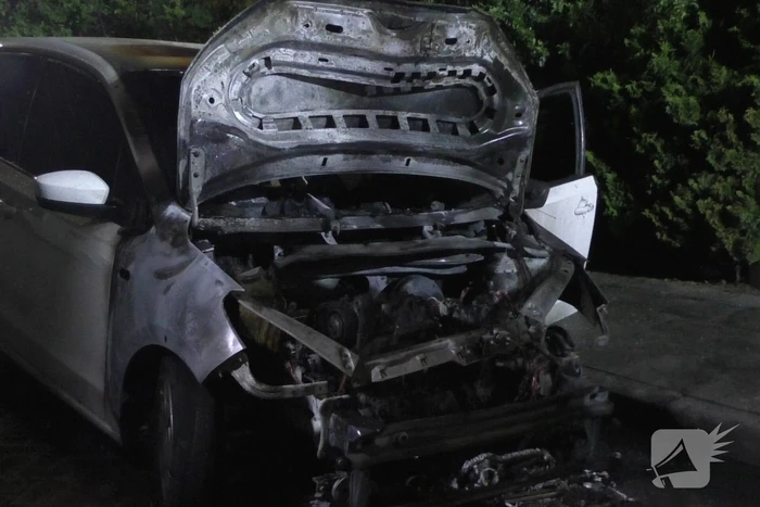 Twee auto's door brand verwoest