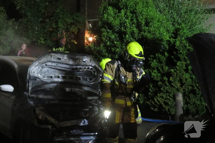 Twee auto's door brand verwoest