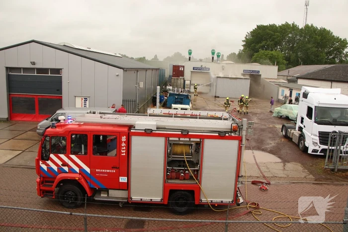 Brand bij schadehersteller Total Truck Care