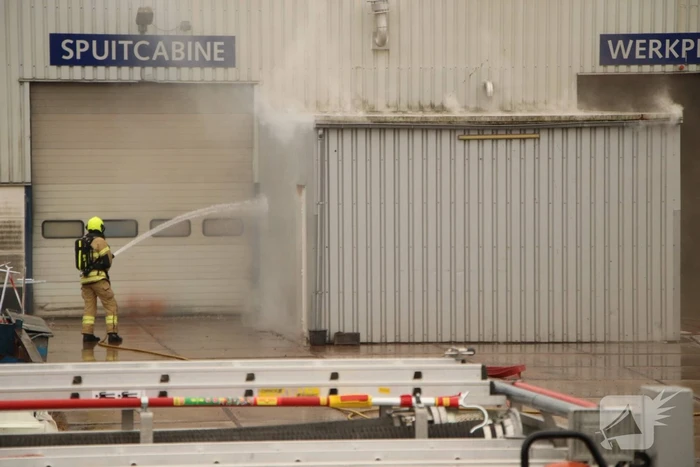 Brand bij schadehersteller Total Truck Care