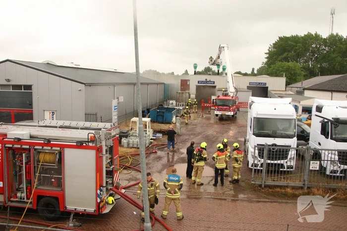 Brand bij schadehersteller Total Truck Care