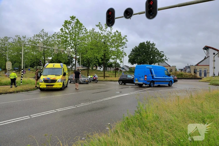 Schade bij aanrijding bij stoplicht