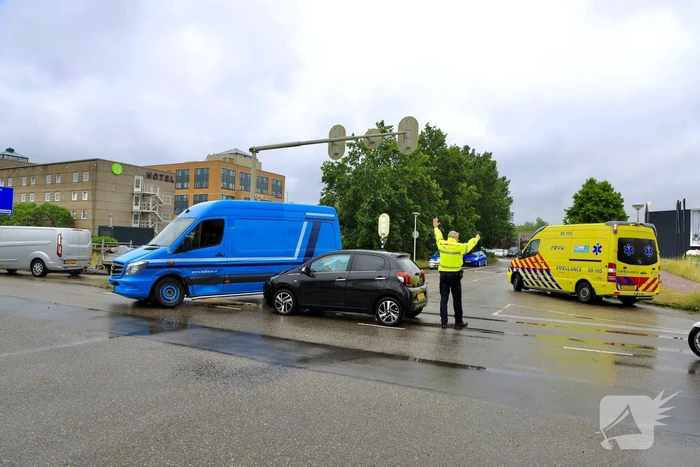 Schade bij aanrijding bij stoplicht