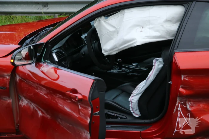 Sportwagen total-loss door eenzijdig ongeval