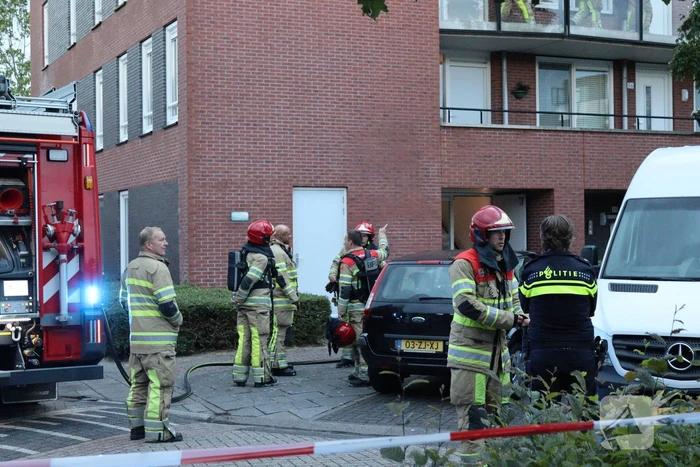 Grote brand in appartementencomplex