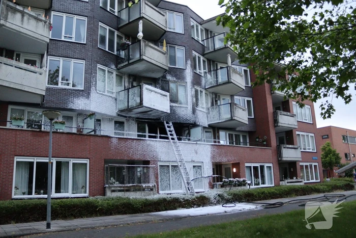 Grote brand in appartementencomplex
