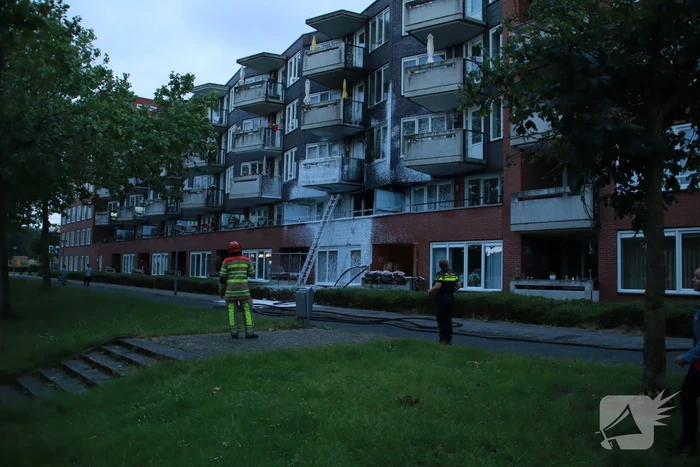 Grote brand in appartementencomplex