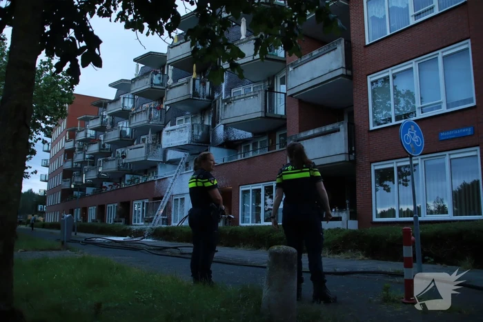 Grote brand in appartementencomplex