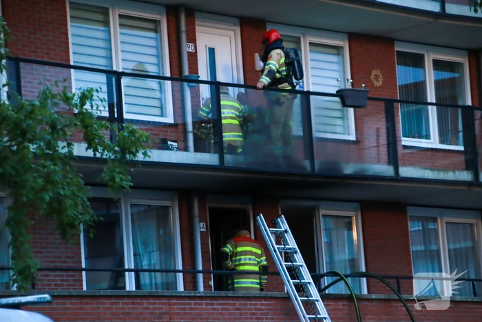 Grote brand in appartementencomplex