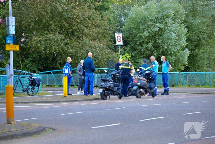 Brommerrijder gewond bij eenzijdig ongeval