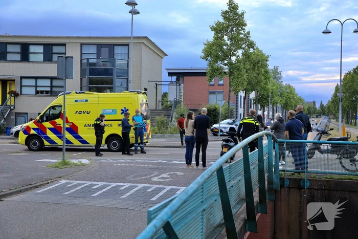 Brommerrijder gewond bij eenzijdig ongeval